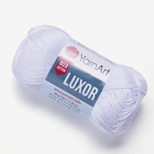100% Mercerised Cotton 4ply Giza Cotton, Yarnart Luxor Crochet 10x50 grams
