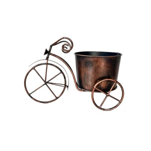 Tricycle planter metal - planter, flower