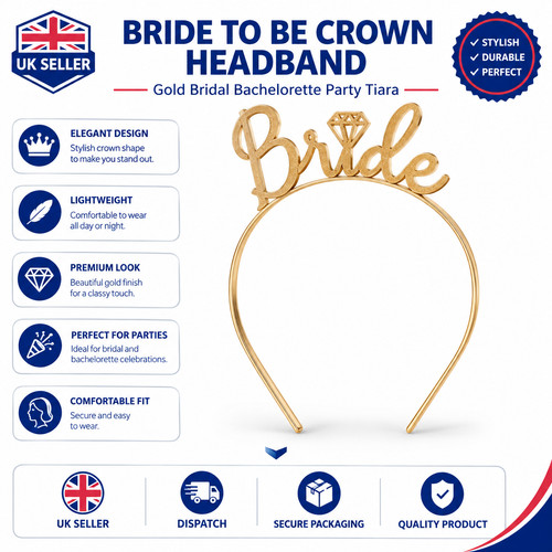 Bride crown headband - be,
