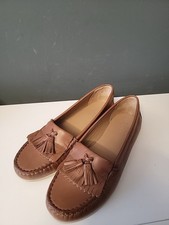 Hotter Flat Shoes Size 7uk Leather