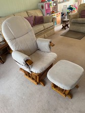 Mothercare Maternity Nursing Chair and Footstool Rocking Chair  hardly used.