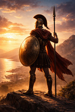 Ancient Greek Warrior Hoplite