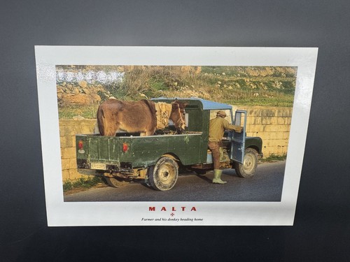 Eight vintage malta postcards - vintage,