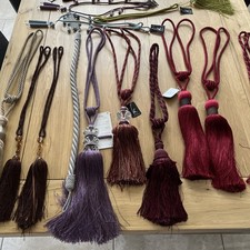 15 Curtain Tie Backs. Various Colours.