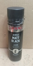 Simoniz Matt Black Spray Paint, Easy To Use Black Aerosol Spray Paint For Wood
