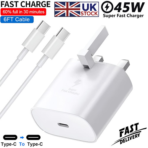 45w super fast charger adapter - fast,