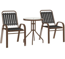 Stackable Patio Bistro Set 3
