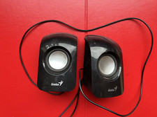 Genius Stereo Speakers Compact Desktop PC Laptop Audio System
