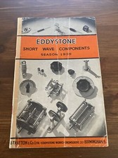 1939 Eddystone Radio Short Wave Components Catalogue - L547