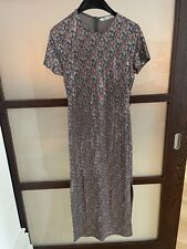 Zara sequin grey with red maxi dress size M worn once