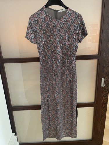 Zara sequin grey with - , red