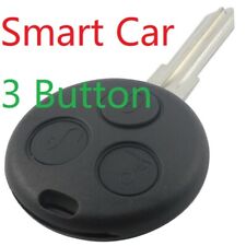 Smart Car 3 Button Remote Key Fob Case City Roadster Fortwo Forfour Coupe Insert