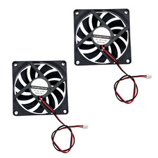 2 Pcs DC 24V 8010 Silent