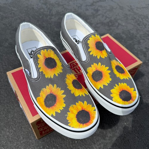 Sunflowers charcoal gray - charcoal,