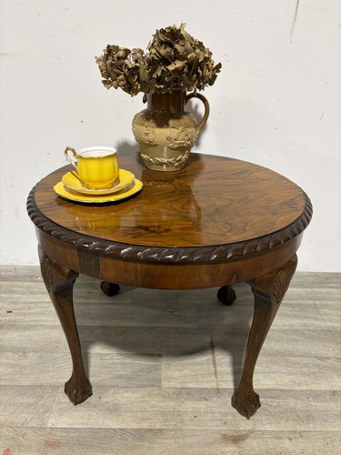 Antique burr walnut coffee - walnut,