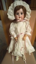 21" Armand Marseilles #390 A 5 M Bisque Antique Doll Composition Body circa 1930