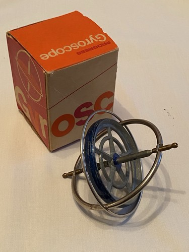 Vintage progress gyroscope toy - progress,