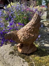 METAL RUSTY CAST IRON CHICKEN