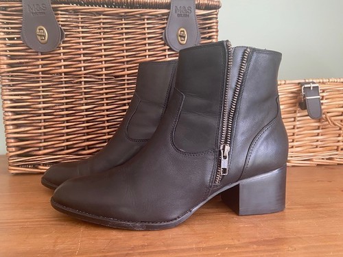 Marks spencer black - marks, leather