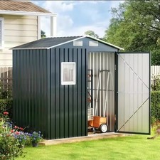 Outdoor Storage Shed Metal 4x6