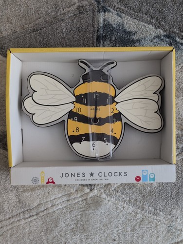 Jones clocks bee shaped - clocks, bee-shaped