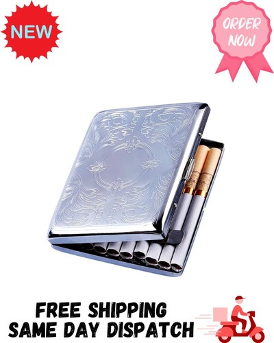 Metal cigarette case retro - metal,