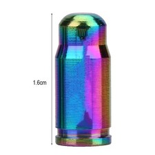 2 Pcs Alloy Bike Valve Cap