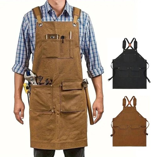 Waterproof canvas work apron - waterproof,