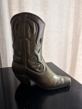 Vintage brass cowboy - brass, boot