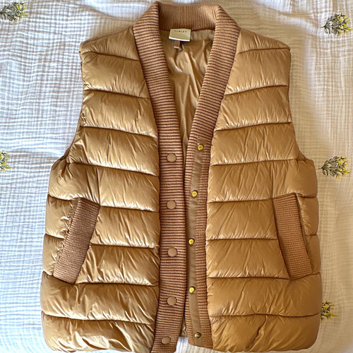 Varley womens beige quilted - beige,