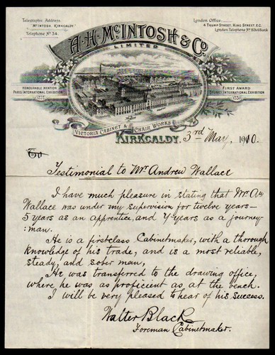 1910 kirkcaldy scotland a - -, h