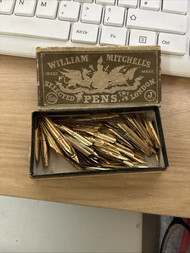 Vintage fountain pen nibs - pen, and