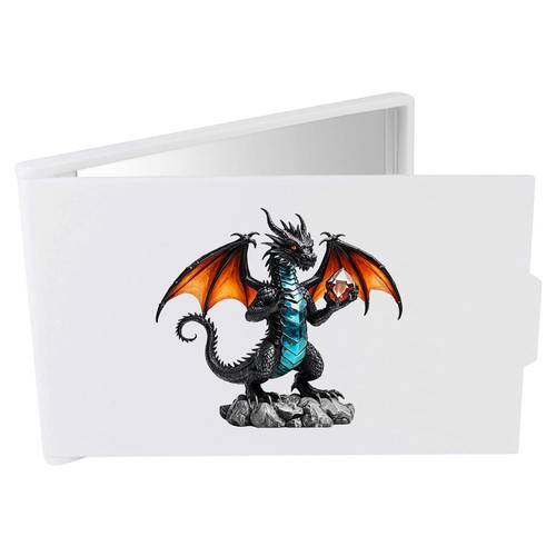 Dragon with gem compact - with, gem'