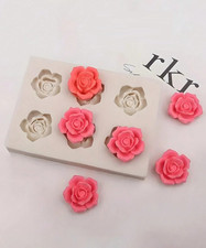 Rose shape silicone mould - shape, 3d
