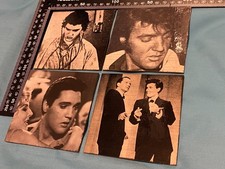 x4 Coasters Elvis Hand-Made