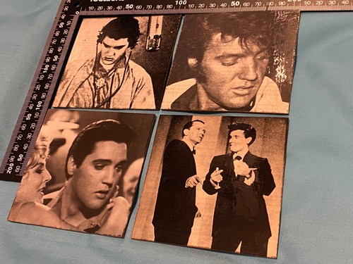 Coasters elvis hand made - x4,