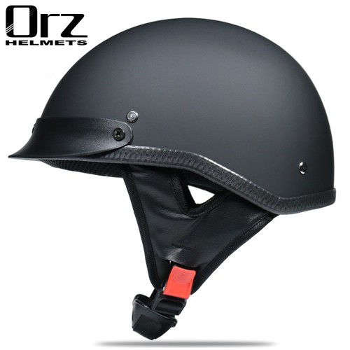 Motorcycle helmet retro half - motorcycle,