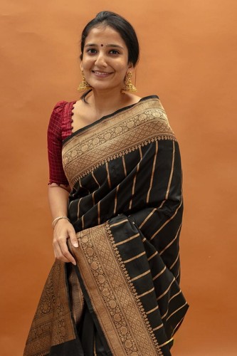 Party wear saree - saree, ethnic