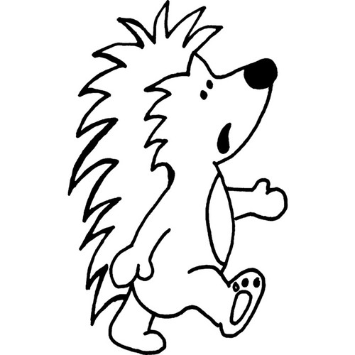 Walking hedgehog unmounted - hedgehog',