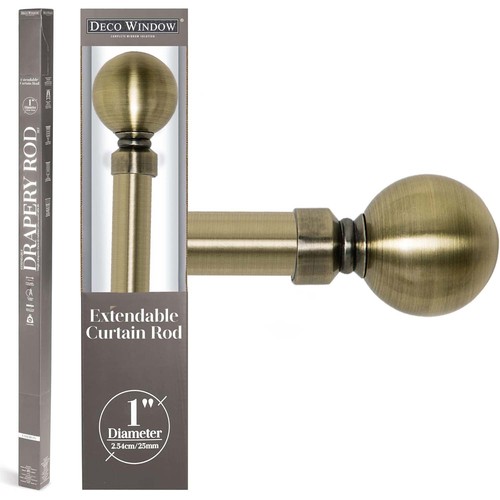 Extendable metal curtain pole - extendable,