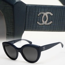 Chanel Sunglasses Dark Blue