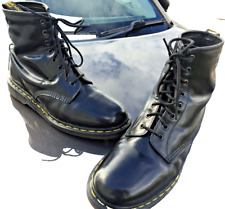 Dr Martens 1460 black leather boots UK 10 EU 45 Made in England 