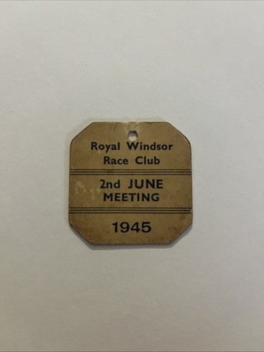 Royal windsor race club 1945 - windsor,