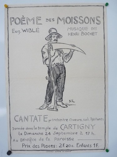 Lithograph poster n - by,