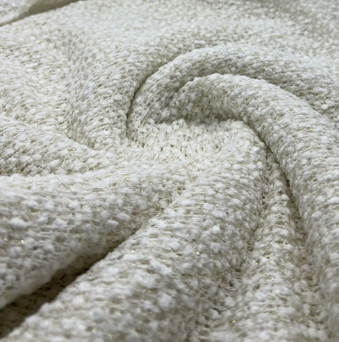 Ivory boucle metallic - ivory,