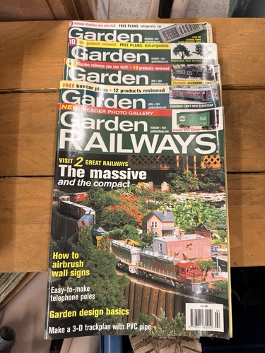 Garden railways magazine lot - railways,