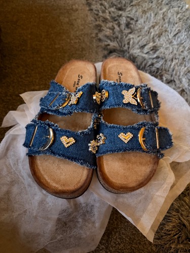 Soon her sandals denim - her,