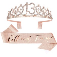 Tiara and Sash Set for
