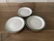 Denby Regency Green 3 X Side Plates Sandwich Plate Cake Plate 7 Inch FREE PSTAGE