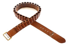EXCELLENT LEATHER 30 CARTRIDGE BELT 12 BORE GAUGE M game bag gun case Brady